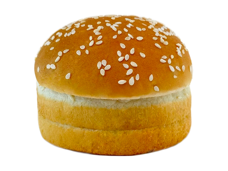 Pao de Hamburguer Corte Duplo com Gergelim